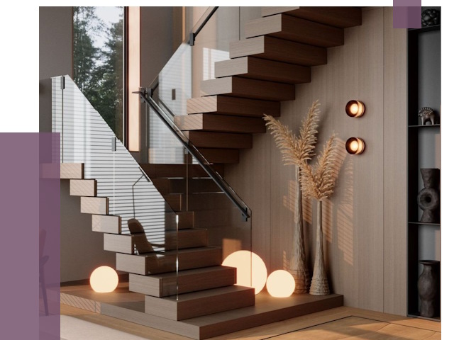 Изготовление и монтаж лестниц в Новокуйбышевске от 87057 руб. | ПРОЛЁТ-Нвб