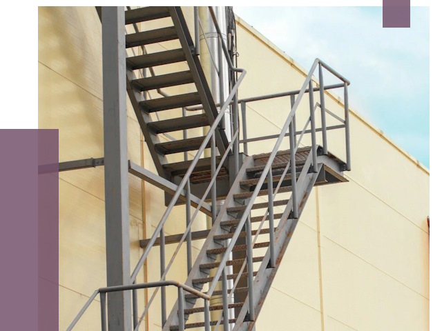 Пожарные лестницы в Новокуйбышевске от 12290 руб. — монтаж и продажа | ПРОЛЁТ-Нвб