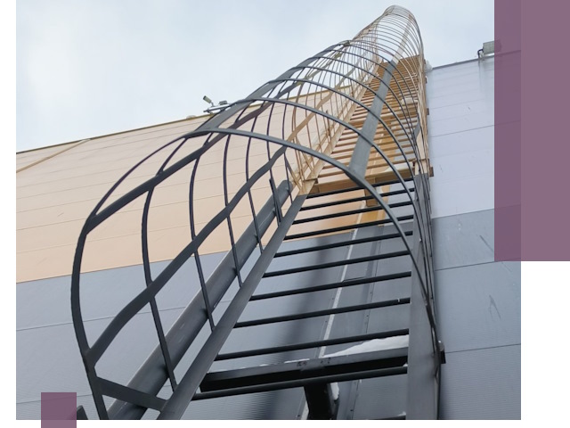 Изготовление и монтаж пожарных лестниц в Новокуйбышевске профессионально