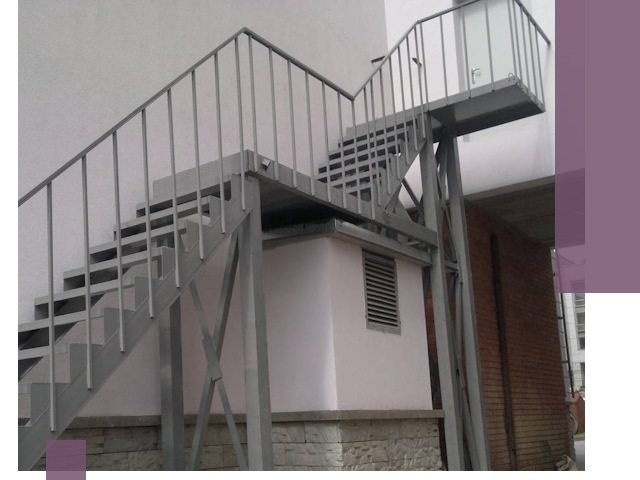 Монтаж пожарных лестниц под ключ в Новокуйбышевске с гарантией качества