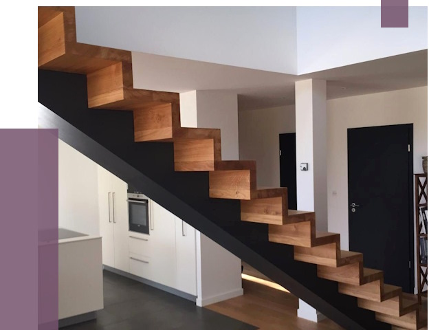 Изготовление деревянных лестниц в Новокуйбышевске от 87057 руб. | ПРОЛЁТ-Нвб