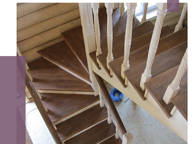 Реставрация деревянных лестниц в Новокуйбышевске от 4302 руб.