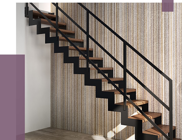 Изготовление металлических лестниц в Новокуйбышевске от 48650 руб. | ПРОЛЁТ-Нвб