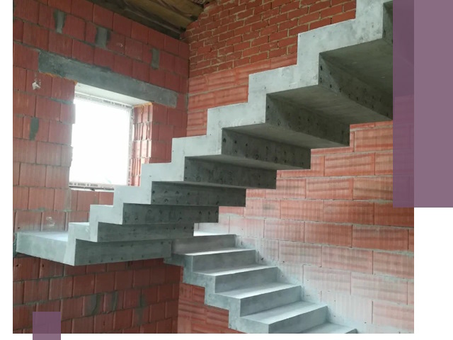 Бетонные лестницы под ключ в Новокуйбышевске: монтаж, демонтаж, ремонт