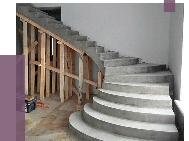 Изготовление бетонных лестниц под ключ в Новокуйбышевске от 19972 руб. | ПРОЛЁТ-Нвб