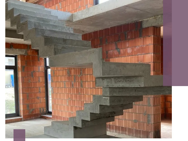 Изготовление бетонных лестниц под ключ в Новокуйбышевске