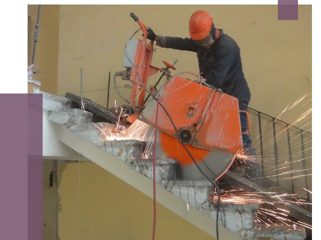 Демонтаж бетонных лестниц в Новокуйбышевске от 4609 руб. за м2 | ПРОЛЁТ-Нвб