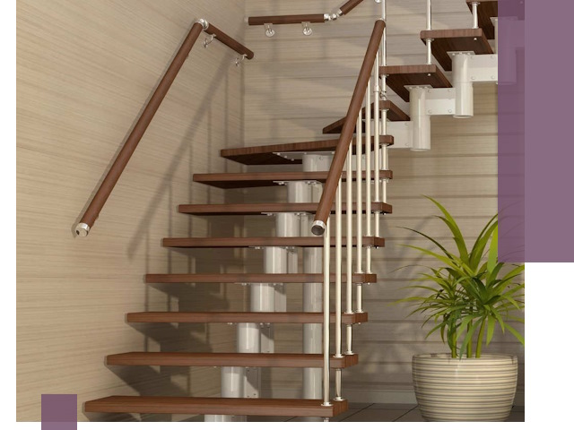 Изготовление модульных лестниц под ключ в Новокуйбышевске