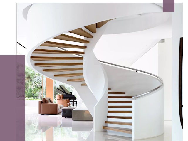 Винтовые лестницы в Новокуйбышевске под ключ от 48650 руб. | ПРОЛЁТ-Нвб