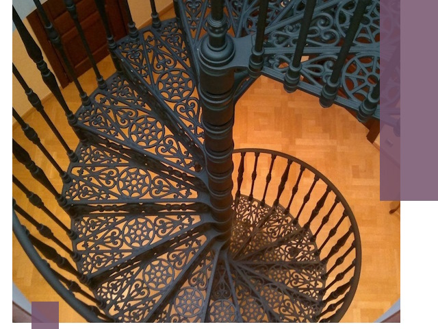 Винтовые лестницы под ключ в Новокуйбышевске: производство и монтаж