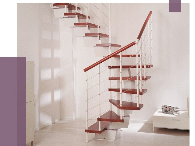 Изготовление лестниц на больцах в Новокуйбышевске от 9730 руб. | ПРОЛЁТ-Нвб