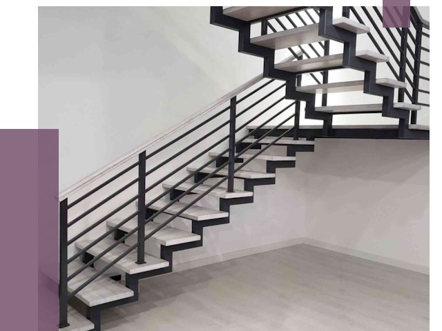 Лестницы на металлокаркасе под ключ в Новокуйбышевске от 12803 руб. | ПРОЛЁТ-Нвб