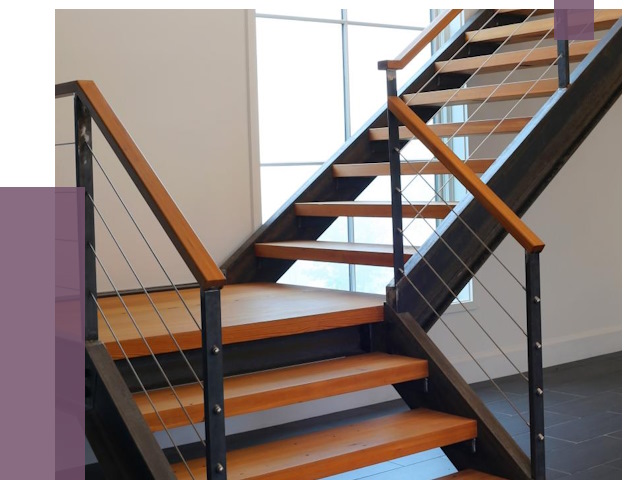 Изготовление лестниц на металлокаркасе в Новокуйбышевске от 18948 руб. | ПРОЛЁТ-Нвб