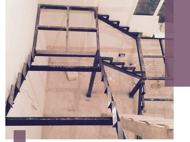 Монтаж лестниц на металлокаркасе в Новокуйбышевске быстро и качественно