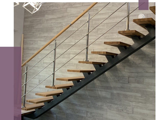 Изготовление лестниц на монокосоуре в Новокуйбышевске от 76303 руб. 