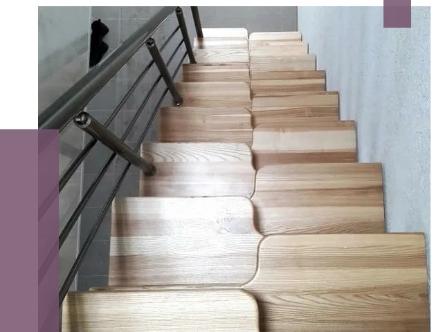Лестницы гусиный шаг в Новокуйбышевске от 13059 руб. под ключ | ПРОЛЁТ-Нвб