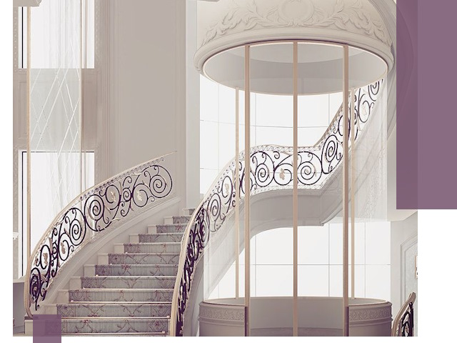 Элитные лестницы на заказ высокого класса в Новокуйбышевске