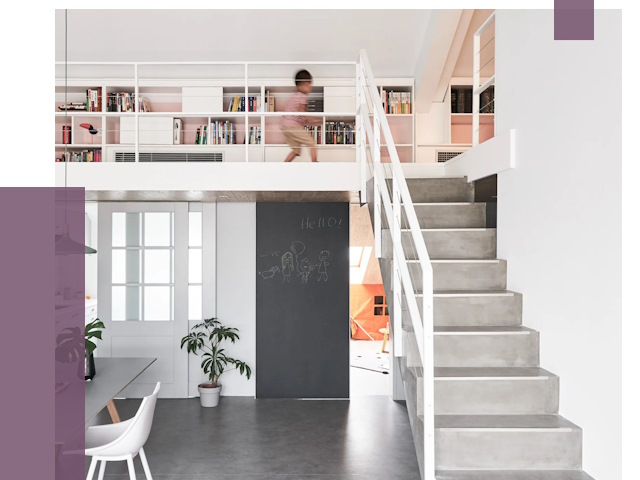 Лестницы для двухуровневой квартиры в Новокуйбышевске от 176675 руб. | ПРОЛЁТ-Нвб