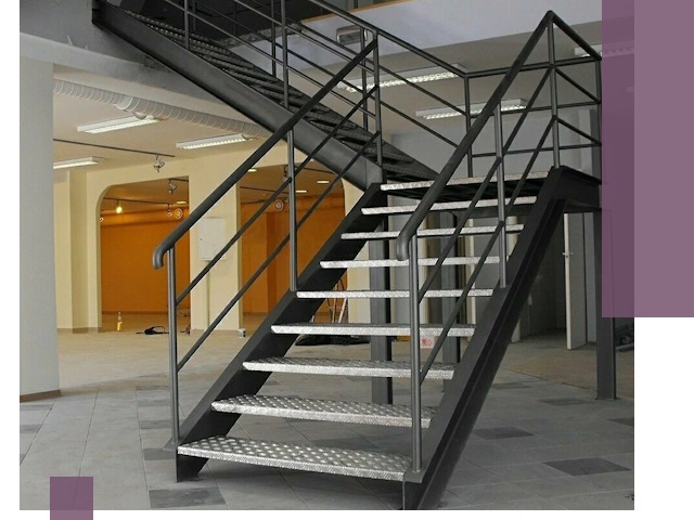 Лестницы для офиса в Новокуйбышевске: изготовление, монтаж, демонтаж