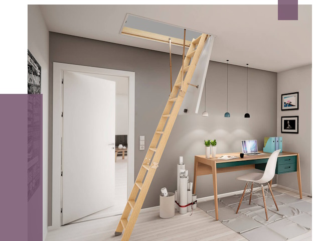 Чердачные лестницы в Новокуйбышевске — от 14595 руб. | ПРОЛЁТ-Нвб