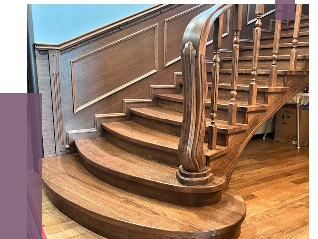 Дубовые лестницы под ключ в Новокуйбышевске от 176675 руб. — ПРОЛЁТ-Нвб
