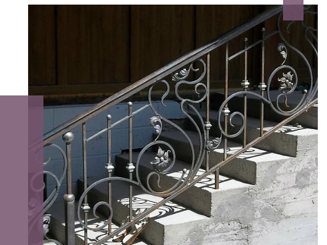 Кованые перила в Новокуйбышевске от 8706 руб. под ключ — качество от ПРОЛЁТ-Нвб