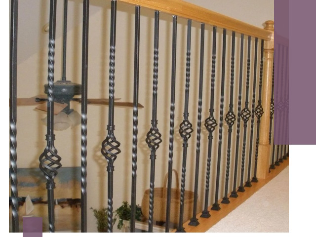 Изготовление и монтаж кованных перил в Новокуйбышевске под ключ