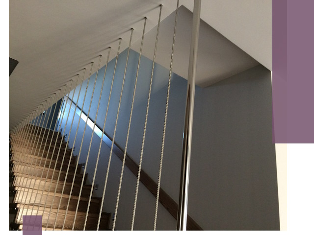 Тросовые перила под ключ в Новокуйбышевске — производство и монтаж