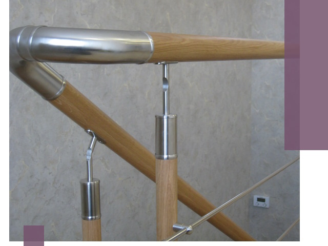 Комбинированные перила на заказ в Новокуйбышевске — монтаж и производство