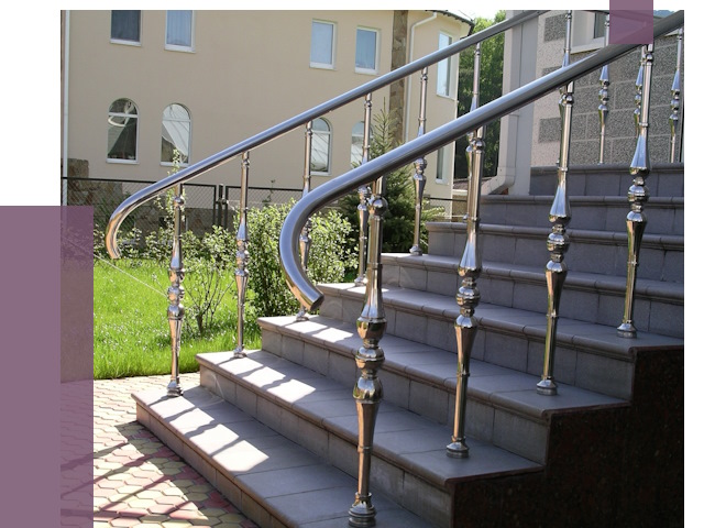 Перила для крыльца в Новокуйбышевске от 10754 руб. — монтаж ПРОЛЁТ-Нвб