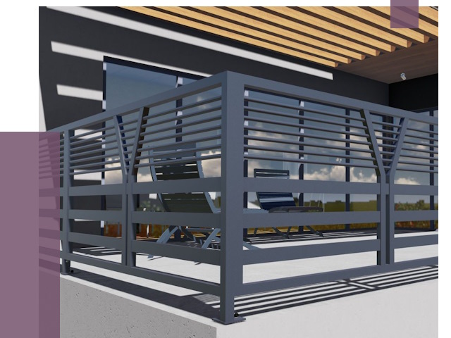 Изготовление балконных ограждений в Новокуйбышевске от 10754 руб. | ПРОЛЁТ-Нвб