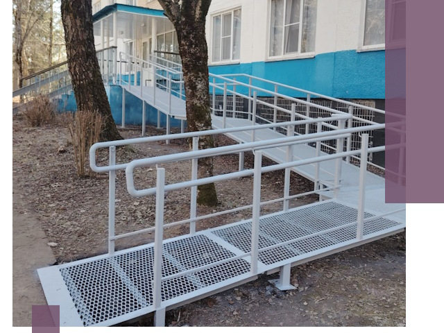 Пандусы под ключ в Новокуйбышевске: изготовление, монтаж и демонтаж