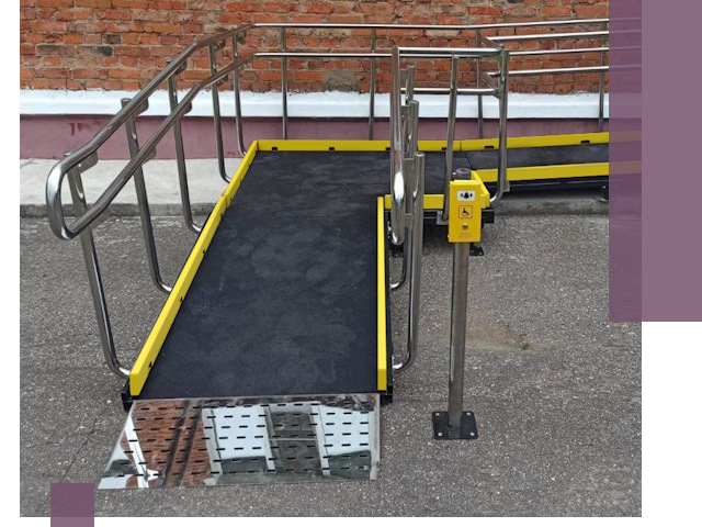 Изготовление наклонных пандусов для инвалидов в Новокуйбышевске