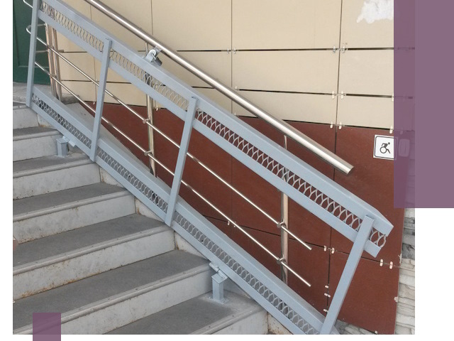 Изготовление откидных пандусов под ключ в Новокуйбышевске