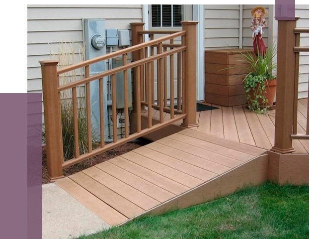 Пандус на крыльцо в Новокуйбышевске под ключ от 7784 руб.