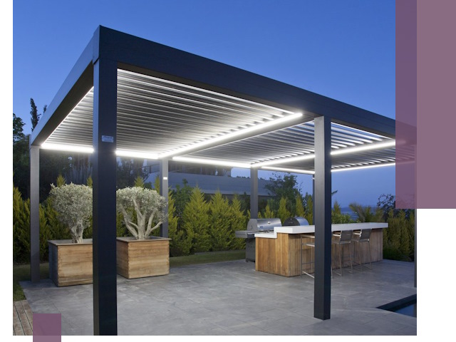 Навесы отдельно стоящие под ключ в Новокуйбышевске из металла и поликарбоната