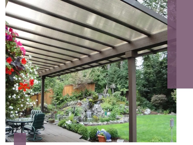 Навесы из поликарбоната под ключ в Новокуйбышевске быстро и надёжно