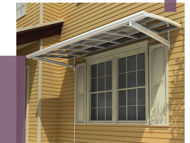 Козырьки над окнами в Новокуйбышевске от 7630 руб. — монтаж, покупки | ПРОЛЁТ-Нвб