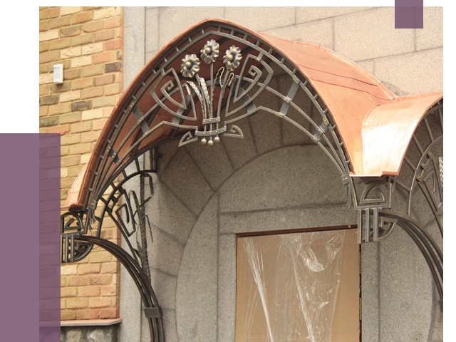 Арочные козырьки в Новокуйбышевске от 14595 руб. 