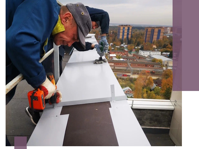 Монтаж парапетов в Новокуйбышевске — установка прочных металлических ограждений