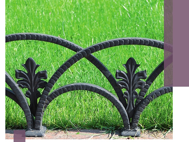 Декоративные металлические бордюры под ключ в Новокуйбышевске