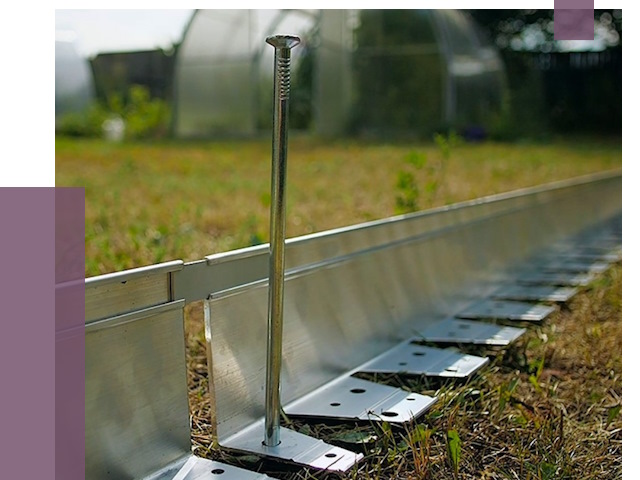 Металлические бордюры для газона в Новокуйбышевске от 4302 руб. | ПРОЛЁТ-Нвб