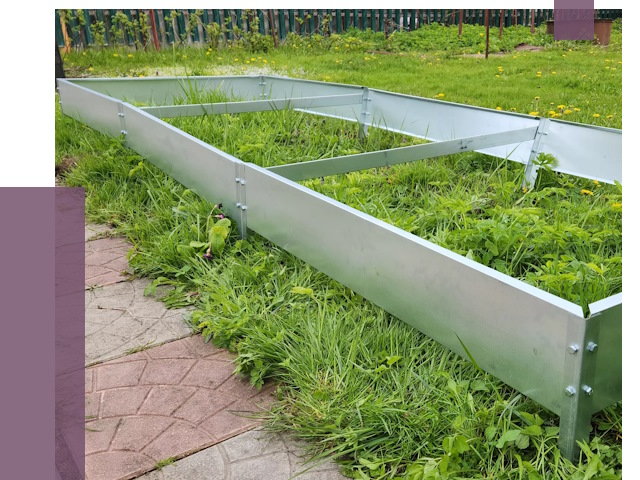 Металлические бордюры для грядок в Новокуйбышевске от 1792 руб. 