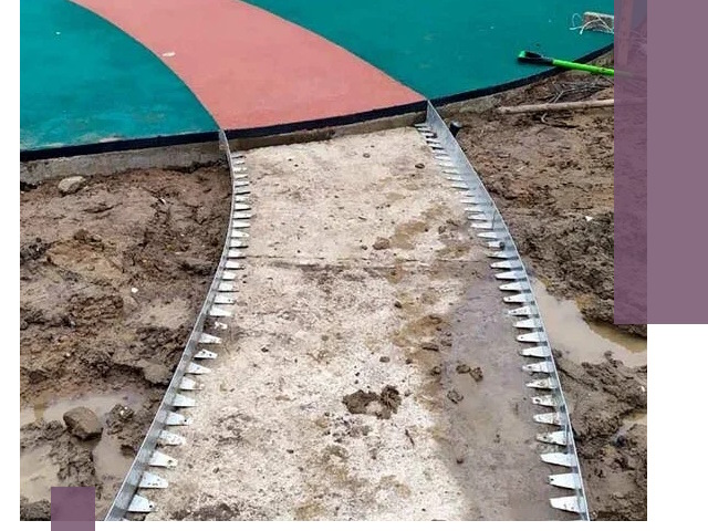 Металлические бордюры для дорожек в Новокуйбышевске — монтаж и изготовление