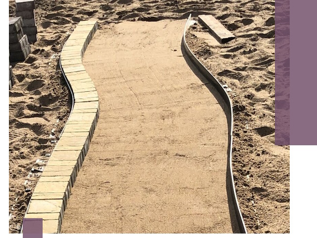 Металлические бордюры для тротуаров в Новокуйбышевске — прочные и долговечные