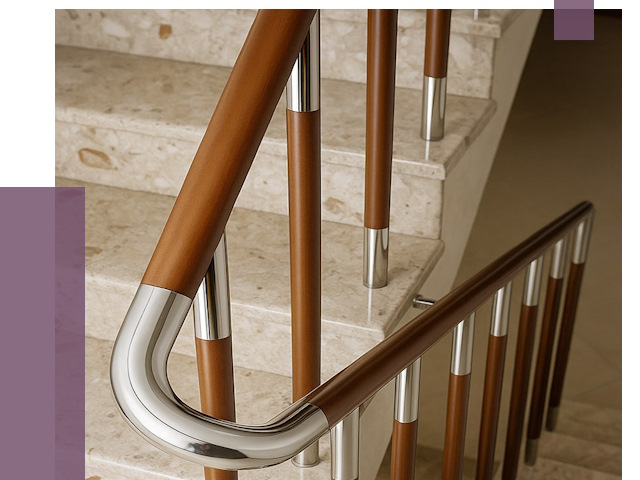 Монтаж поручней в Новокуйбышевске от 9730 руб. монтаж под ключ | ПРОЛЁТ-Нвб