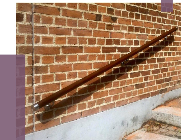 Изготовление пристенных поручней в Новокуйбышевске от 4455 руб. — ПРОЛЁТ-Нвб